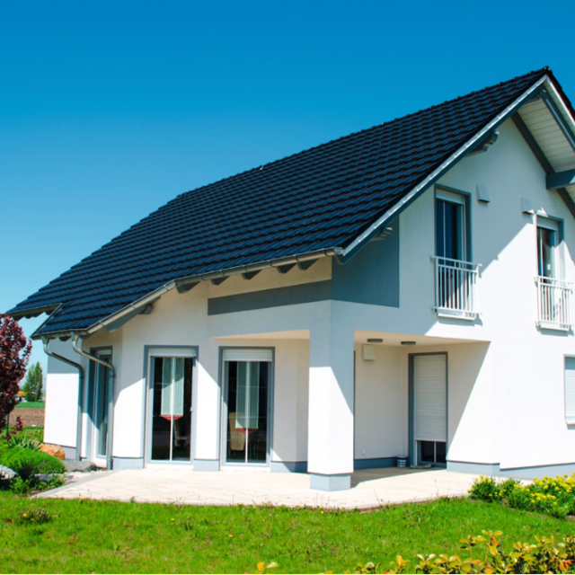 Зовнішній вигляд приватного будинку: як підібрати колір для фасаду та даху - Alpina